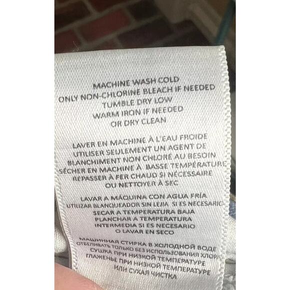 Re Done Jeans High Rise Ankle Crop Mid 90s Button Fly Stretch Size 30 $260 - Picture 9 of 10